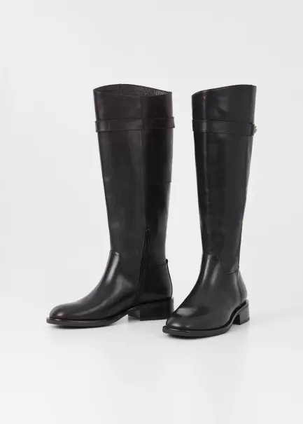 Vagabond Mulher Design Botas Black Leather Sheila Tall Boots