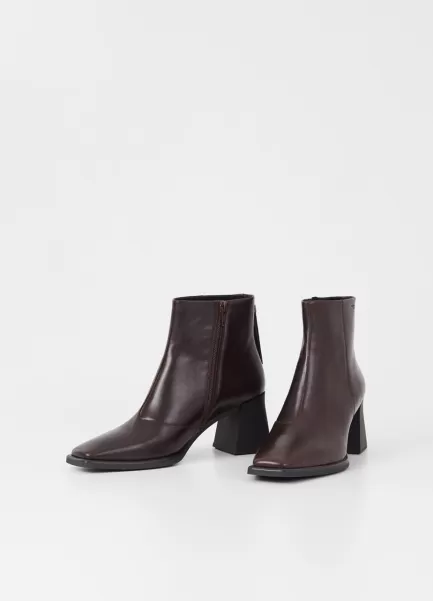 Brown Leather Vagabond Mulher Garantir Botas Hedda Boots