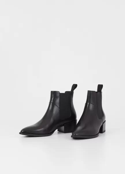 Mulher Marja Boots Botas Black Leather Moderno Vagabond