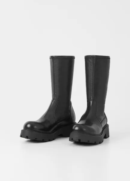 Design Vagabond Mulher Botas Cosmo 2.0 Boots Black Leather/Comb