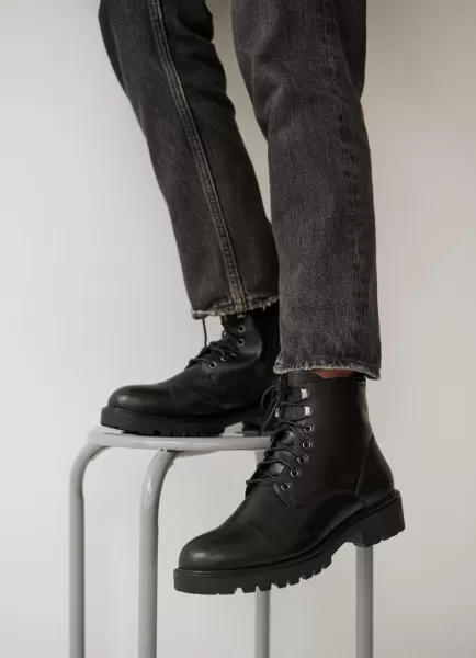 Botas Novidade Kenova Boots Vagabond Black Leather Mulher