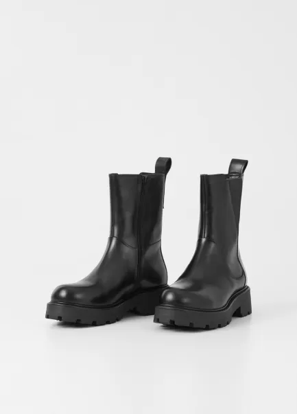 Personalização Cosmo 2.0 Boots Black Leather Vagabond Botas Mulher