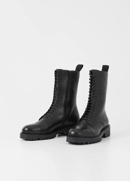 Black Leather Preço Da Atividade Mulher Vagabond Botas Kenova Boots