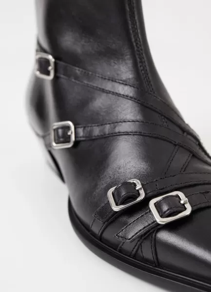 Vagabond Cassie Boots Botas Na Moda Black Leather Mulher