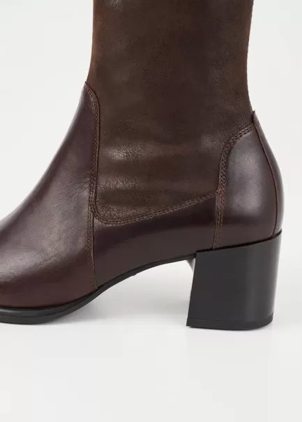 Liquidação Giselle Boots Vagabond Botas Mulher Brown Leather/Comb