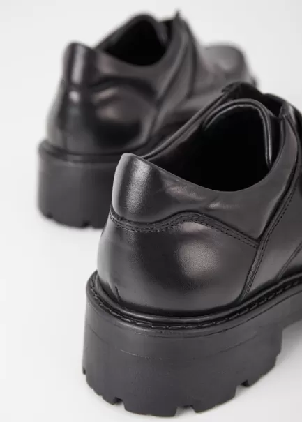 Vagabond Mulher Importação Black Leather Cosmo 2.0 Shoes Sapatos