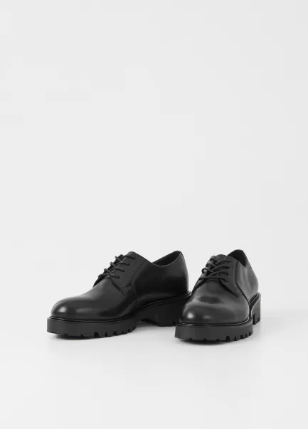 Kenova Shoes Sapatos Black Leather Simplicidade Mulher Vagabond