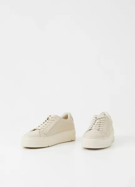 Sapatilhas Popularidade Mulher Beige Leather Vagabond Judy Sneakers