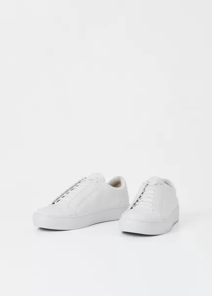 Pedido Vagabond White Leather Mulher Zoe Sneakers Sapatilhas