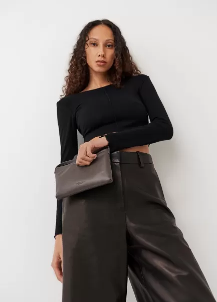 Grey Leather Preço De Custo Mulher Vagabond Malas Salina Bag