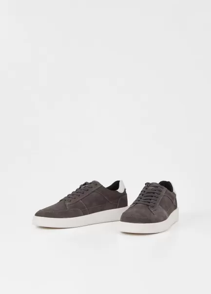 Homem Moda Teo Sneakers Grey Suede/Leather Sapatilhas Vagabond