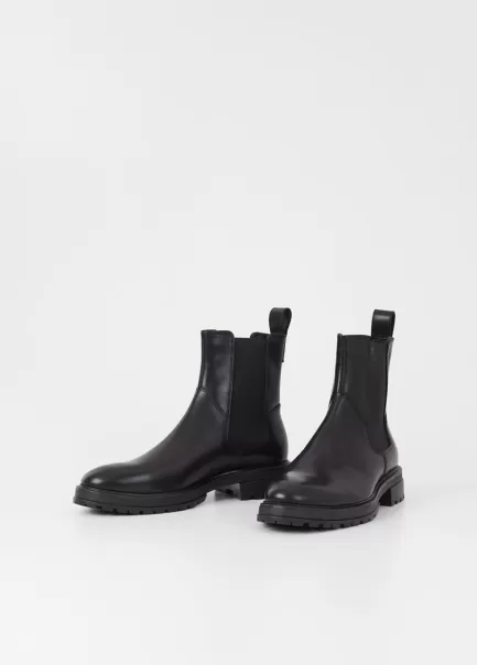 Vagabond Preço De Custo Homem Black Leather Johnny 2.0 Boots Botas