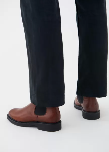 Brown Leather Integridade Homem Alex M Boots Vagabond Botas