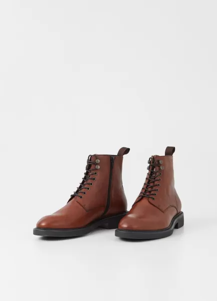 Alex M Boots Elegante Vagabond Homem Brown Leather Botas