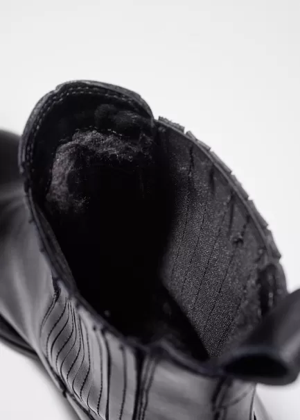 Black Leather Homem Botas Vagabond Elegante Johnny 2.0 Boots