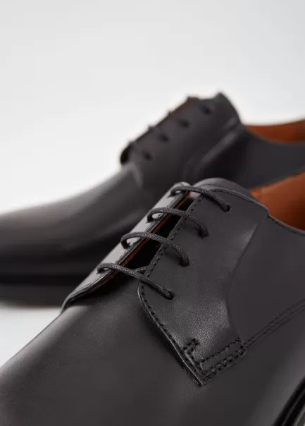 Preço De Custo Black Leather Sapatos Vagabond Homem Andrew Shoes