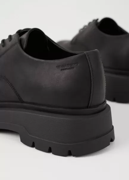 Black Oily Nubuck Homem Jeff Shoes Vagabond Sapatos Preço Com Desconto