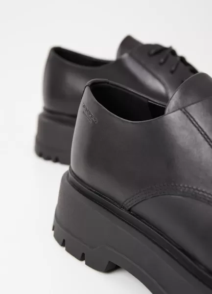 Vagabond Black Leather Recomendar Jeff Shoes Homem Sapatos