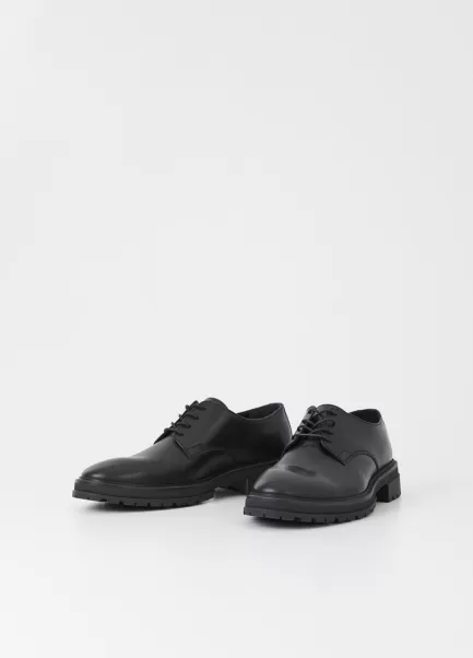 Black Leather Homem Preço Da Atividade Vagabond Johnny 2.0 Shoes Sapatos